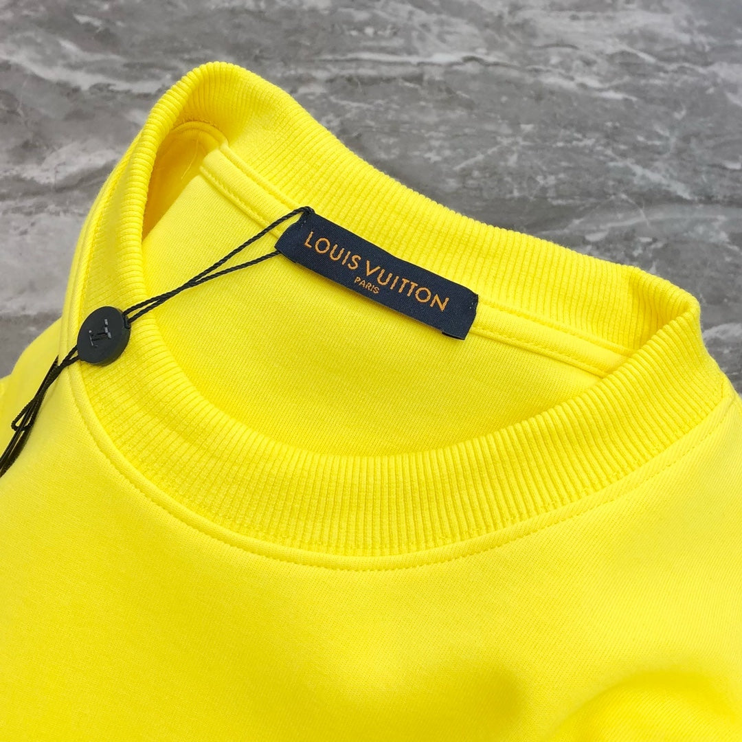 LOUIS VUITTON LV BRIGHT YELLOW COTTON T-SHIRT 239471