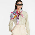 LOUIS VUITTON UP AND AWAY 70 CM SQUARE SILK SCARF COLORFUL 399801