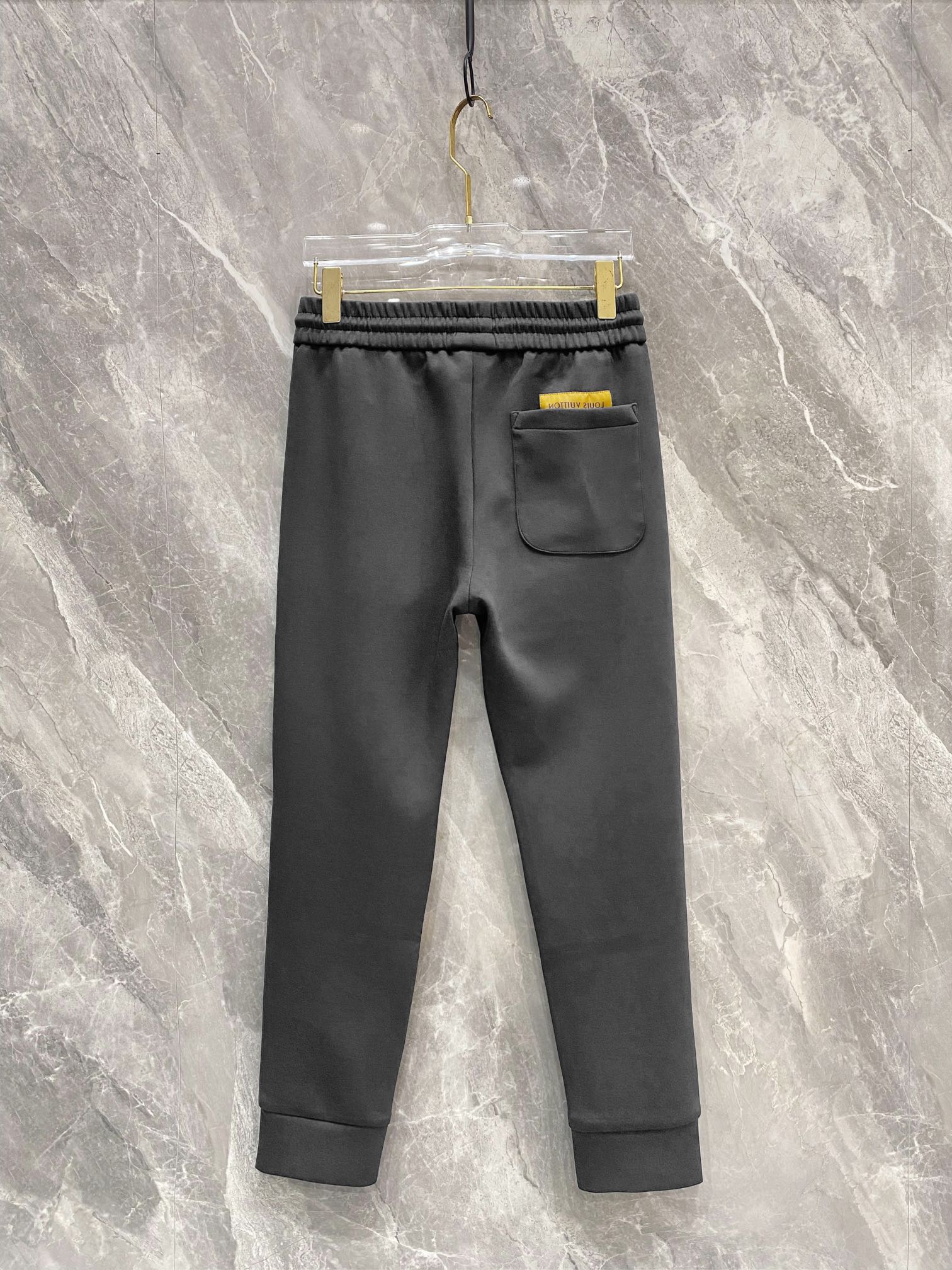 LOUIS VUITTON LV DARK GRAY TROUSERS 239478