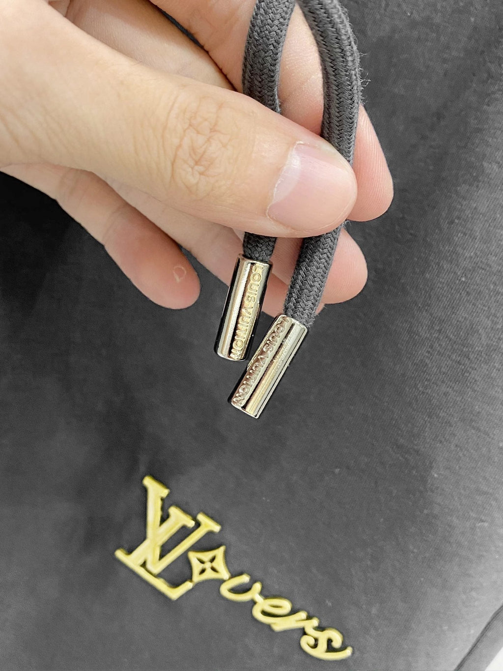 LOUIS VUITTON LV DARK GRAY TROUSERS 239478