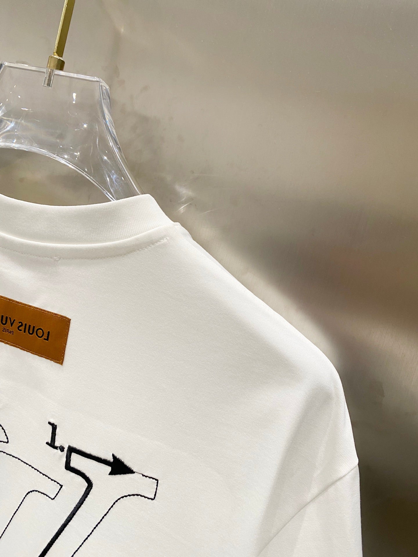 LOUIS VUITTON LV WHITE COTTON T-SHIRT 238840
