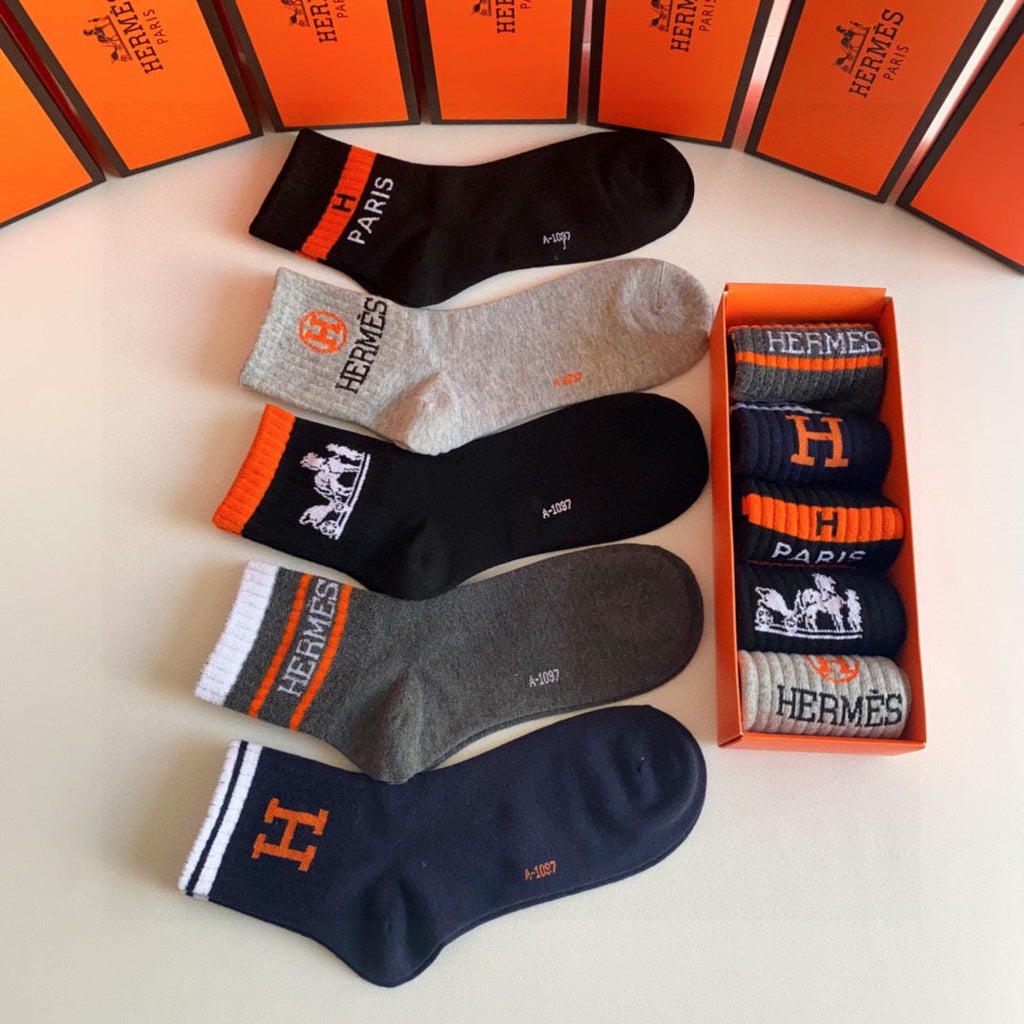 HERMES LOW-CUT SOCKS 274600 (1 BOX)