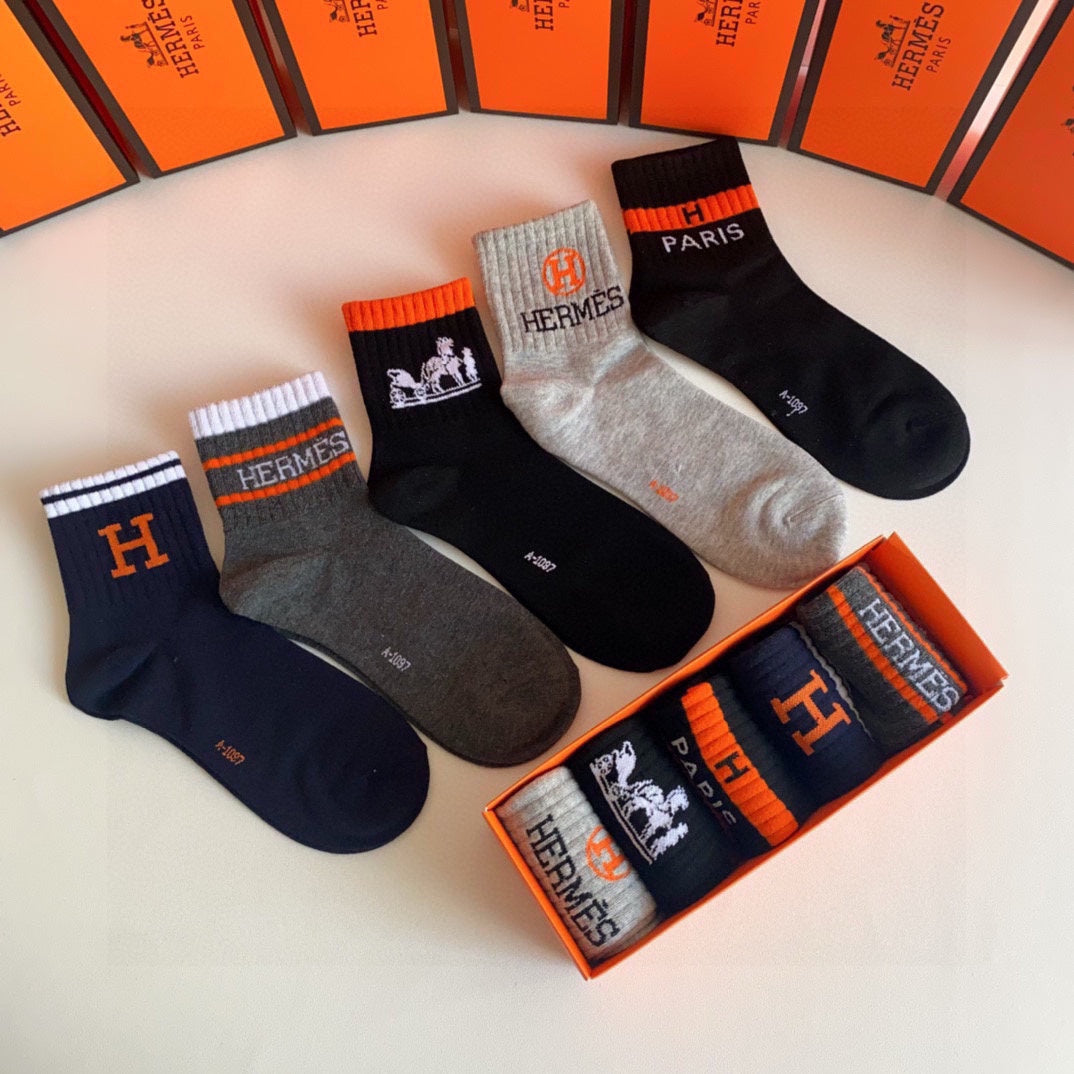HERMES LOW-CUT SOCKS 274600 (1 BOX)