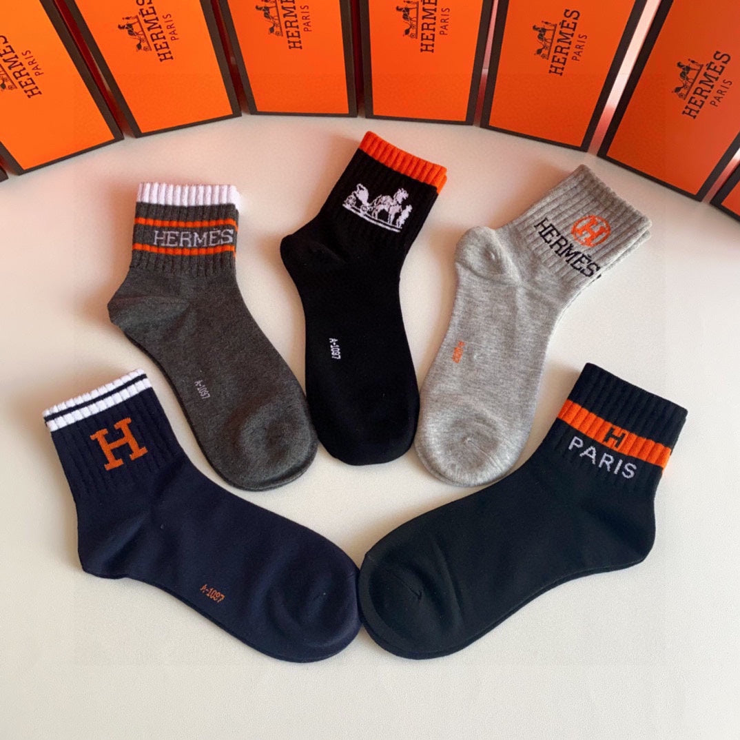HERMES LOW-CUT SOCKS 274600 (1 BOX)