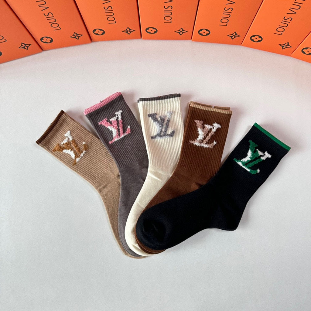 LOUIS VUITTON CREW SOCKS 417482 (1 BOX)