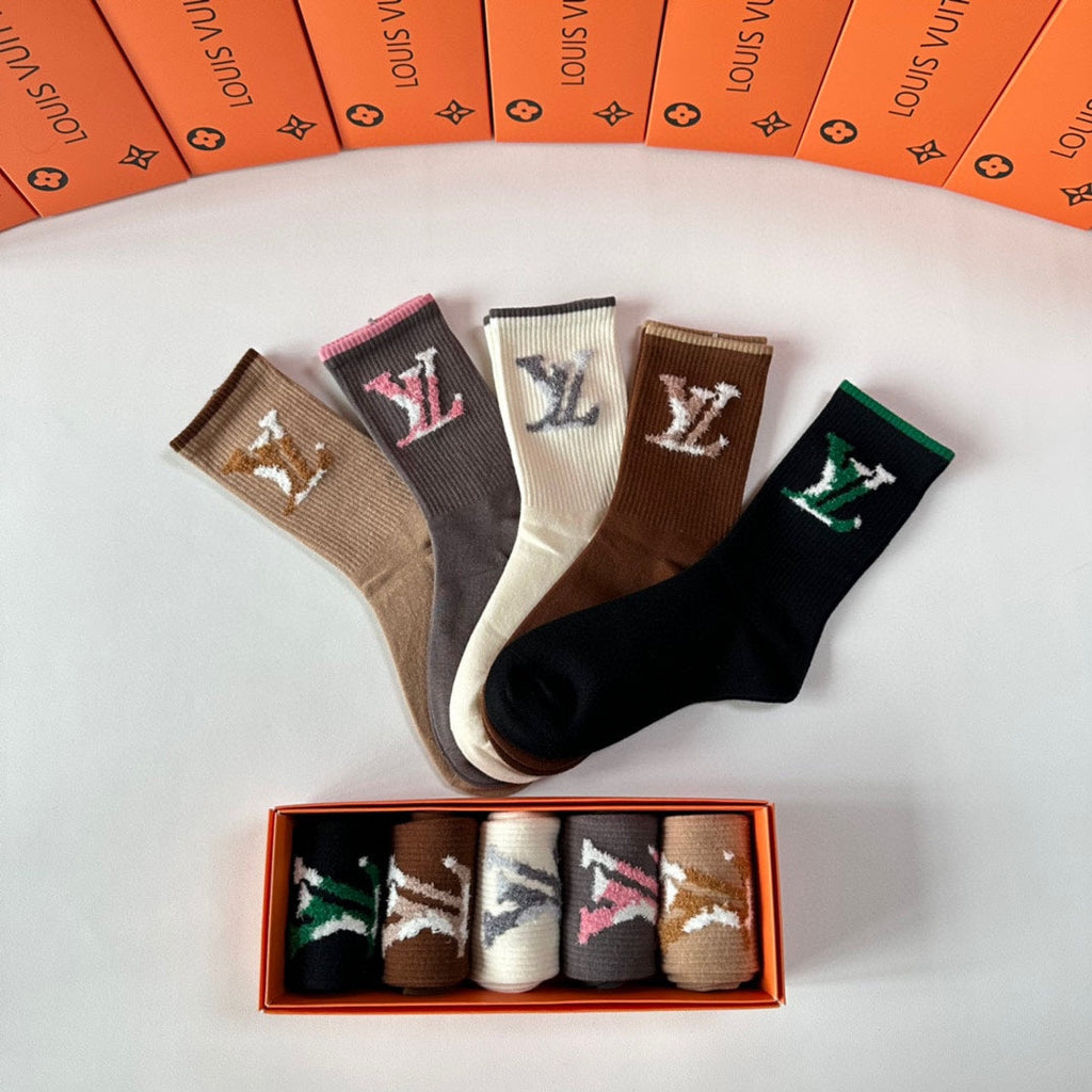 LOUIS VUITTON CREW SOCKS 417482 (1 BOX)