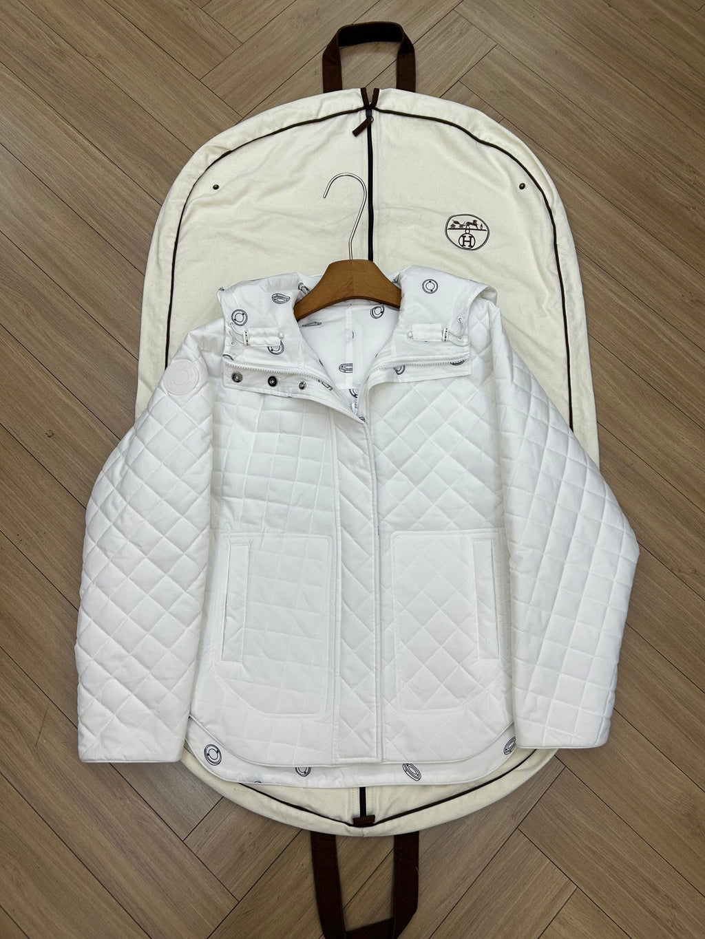 HERMES 25S REVERSIBLE JACKET 077