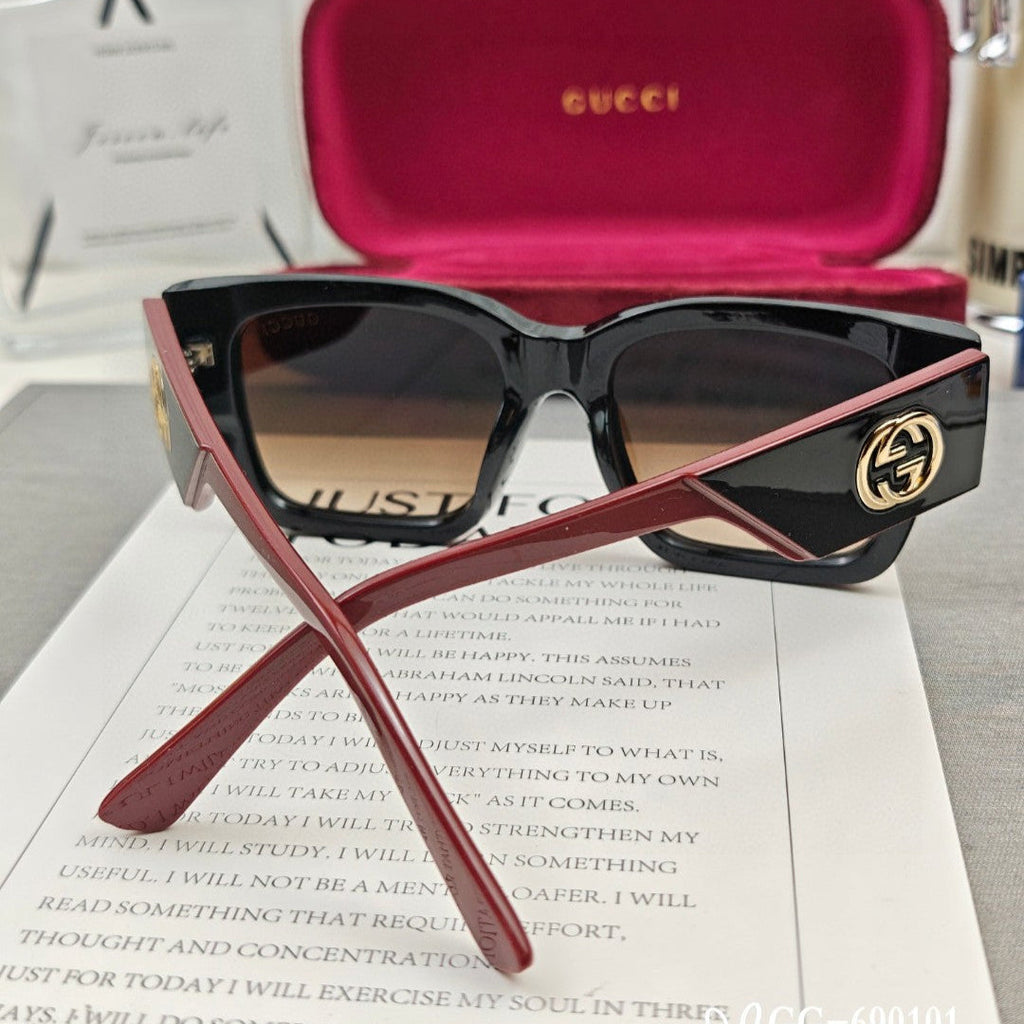 SQUARE FRAME SUNGLASSES 69101 IN ACETATE