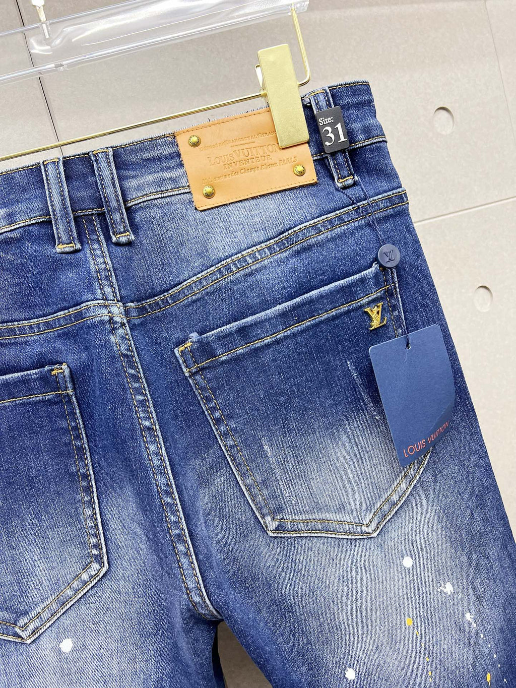 LOUIS VUITTON LV BLUE DENIM JEAN 239501