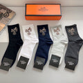 HERMES CREW SOCKS 289457 (1 BOX)