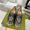 GUCCI HORSEBIT PLATFORM LOAFER BLACK CALFSKIN