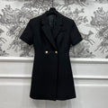 LOUIS VUITTON LV SHORT-SLEEVE BLAZER DRESS 274529