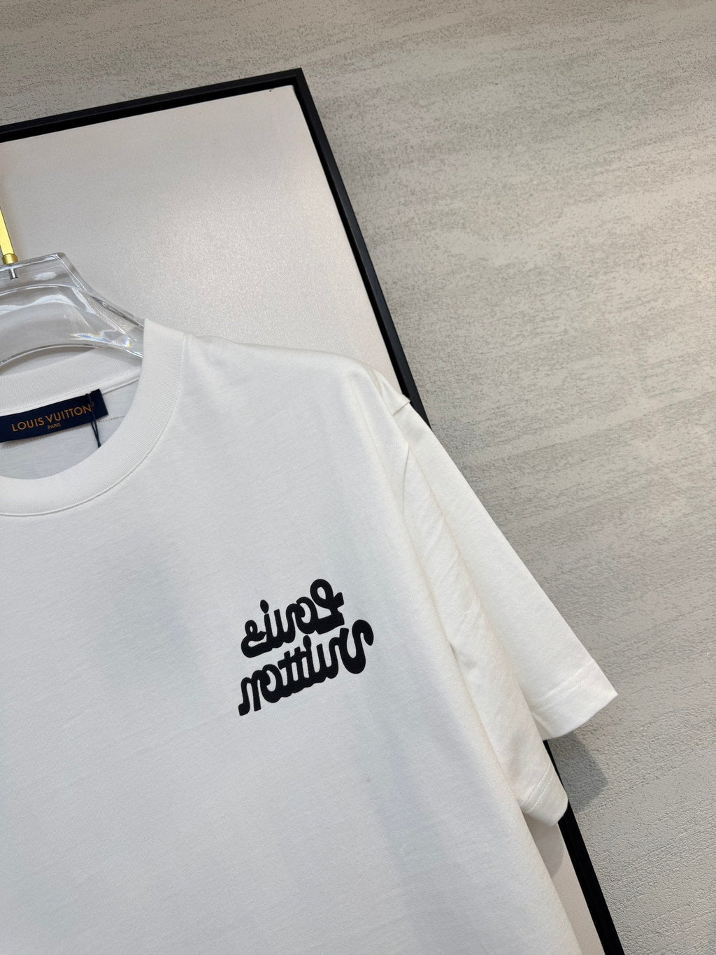 LOUIS VUITTON LV T-SHIRT IN WHITE COTTON FABRIC 238920
