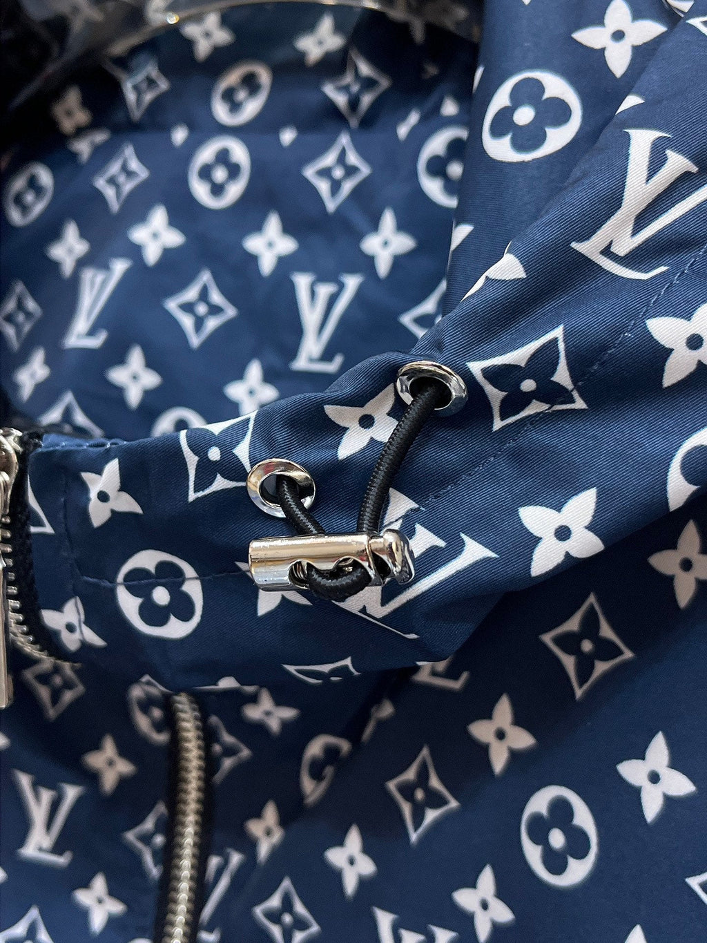 LOUIS VUITTON LV COBALT BLUE MONOGRAM JACKET 239553