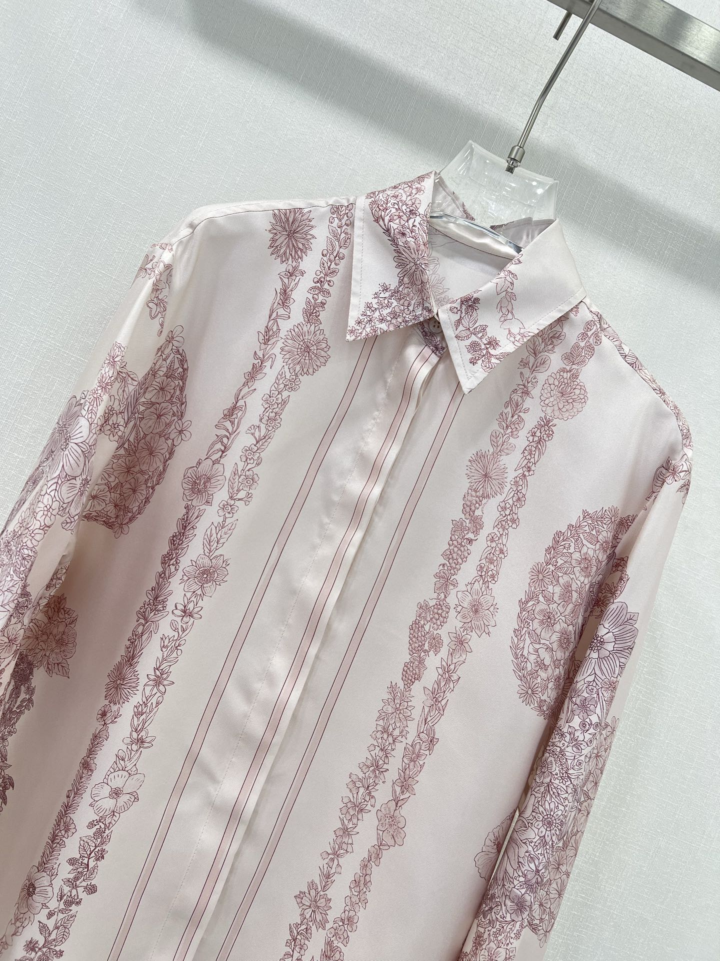 HERMES PRINTED SILK SHIRT 269262