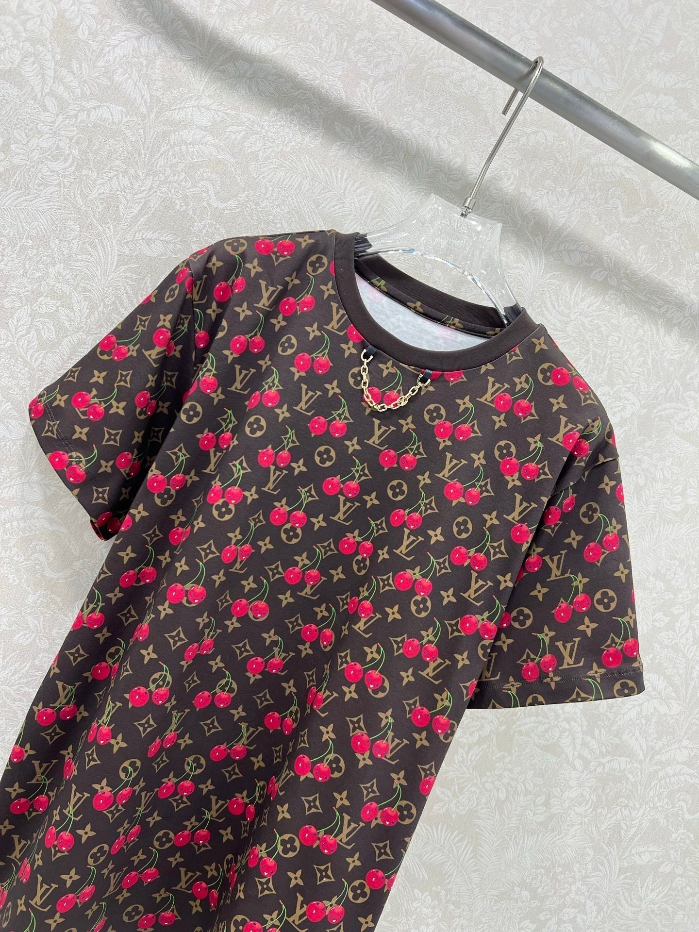 LOUIS VUITTON LOUIS VUITTON CHERRY BLOSSOM PRINT T-SHIRT 275069