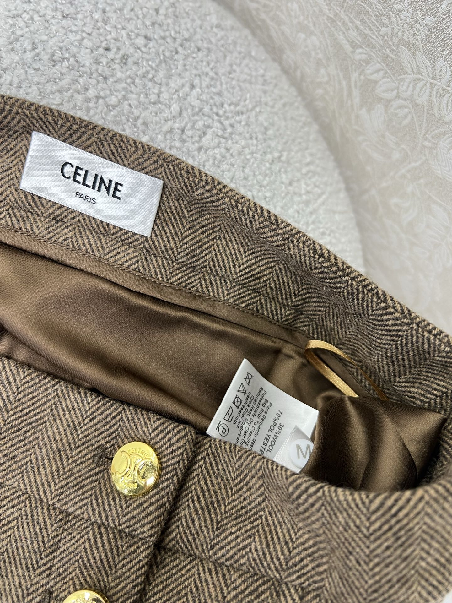 CELINE 26S BLAZER SKIRT SET 791194