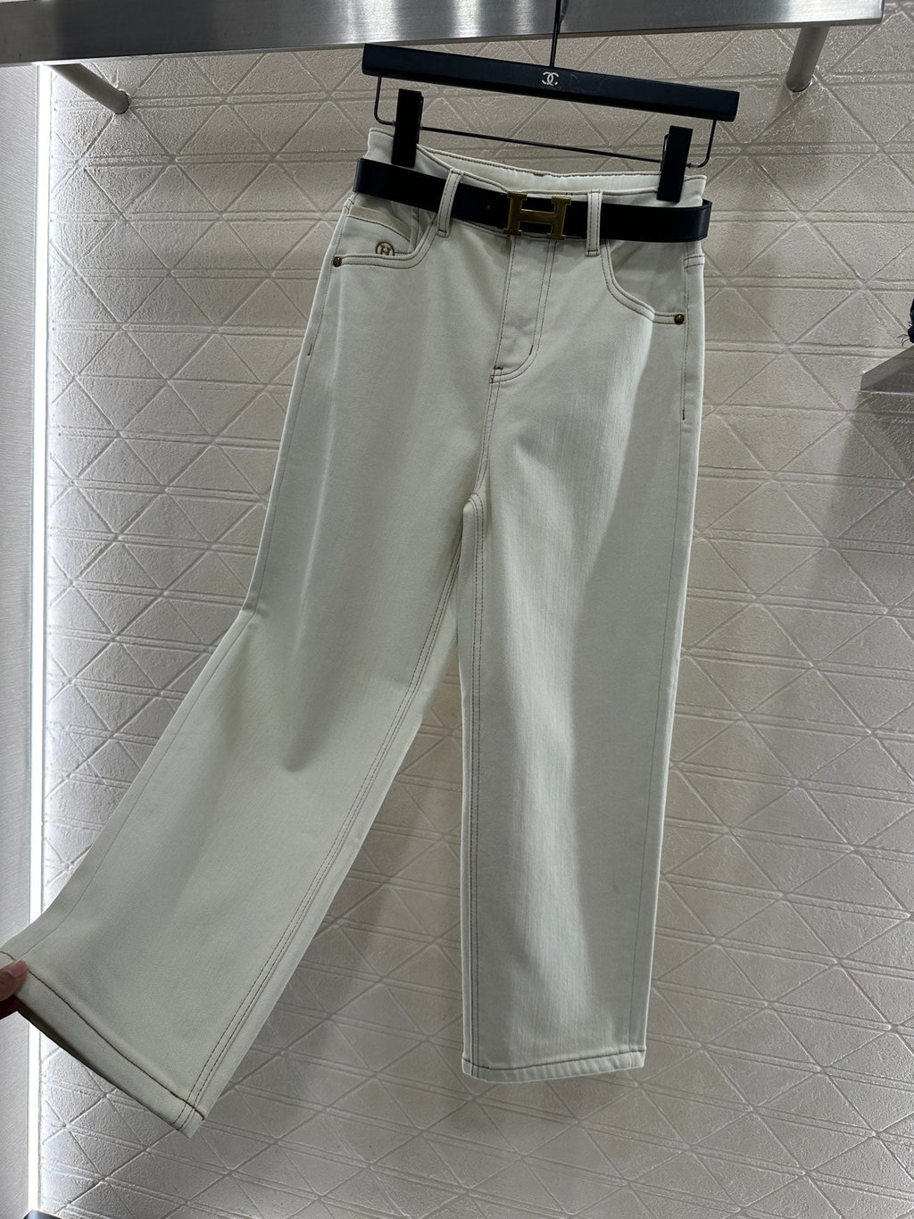 HERMES 25S STRAIGHT-LEG JEANS 083