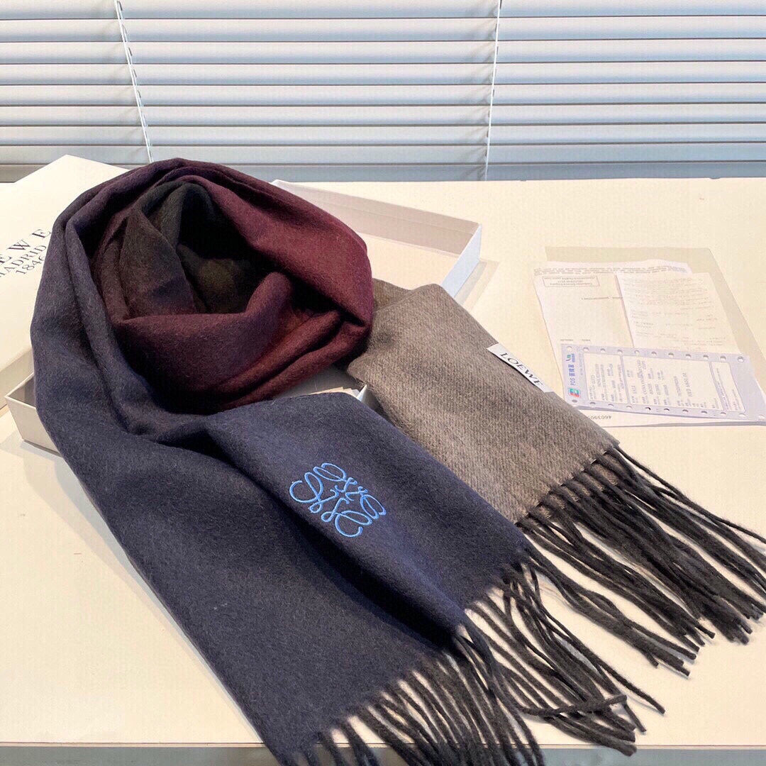 SCARF 190 CM IN COLORFUL CASHMERE 413851