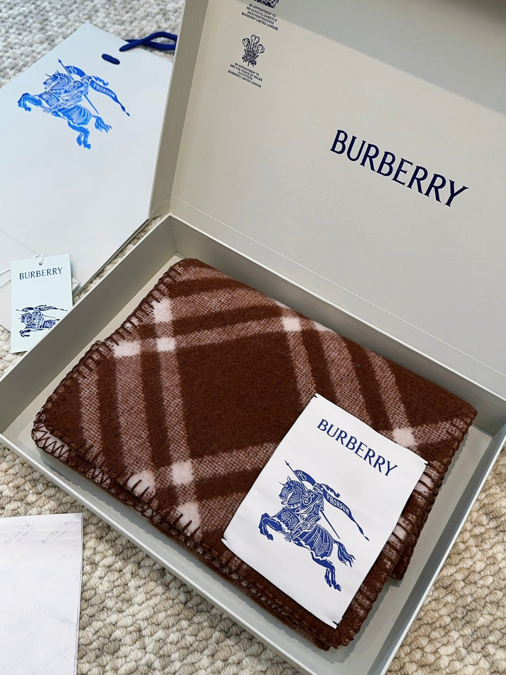 BBR SCARF 182 CM IN CASHMERE 489864