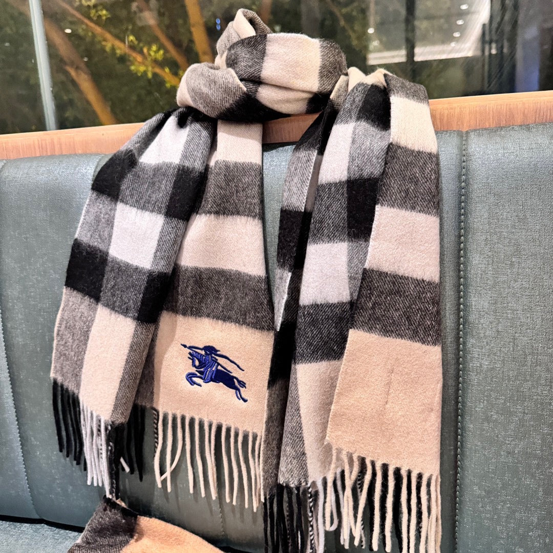 SCARF 180 CM IN COLORFUL CASHMERE 410340