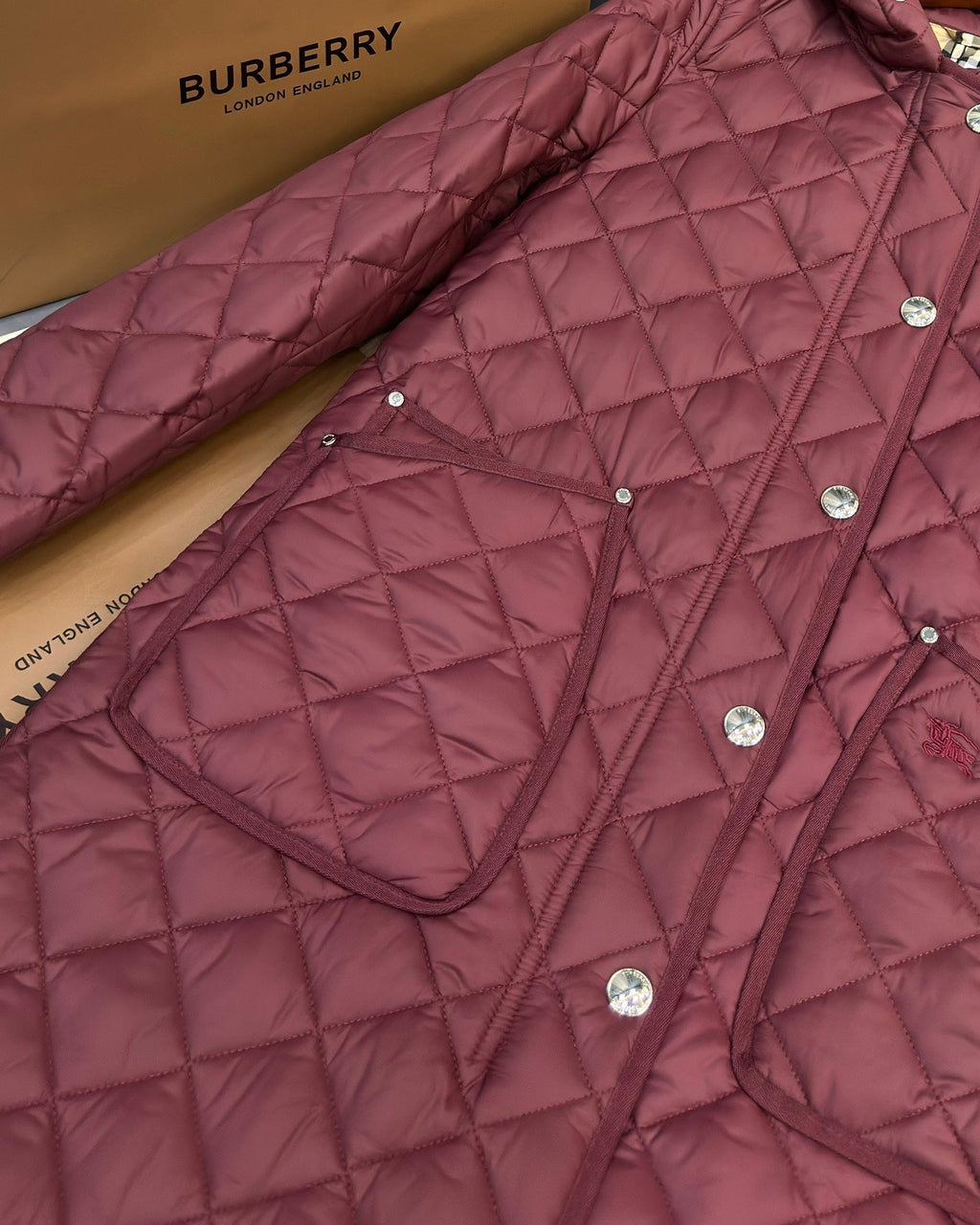 BURBERRY 25S LONG HOODED COAT 064