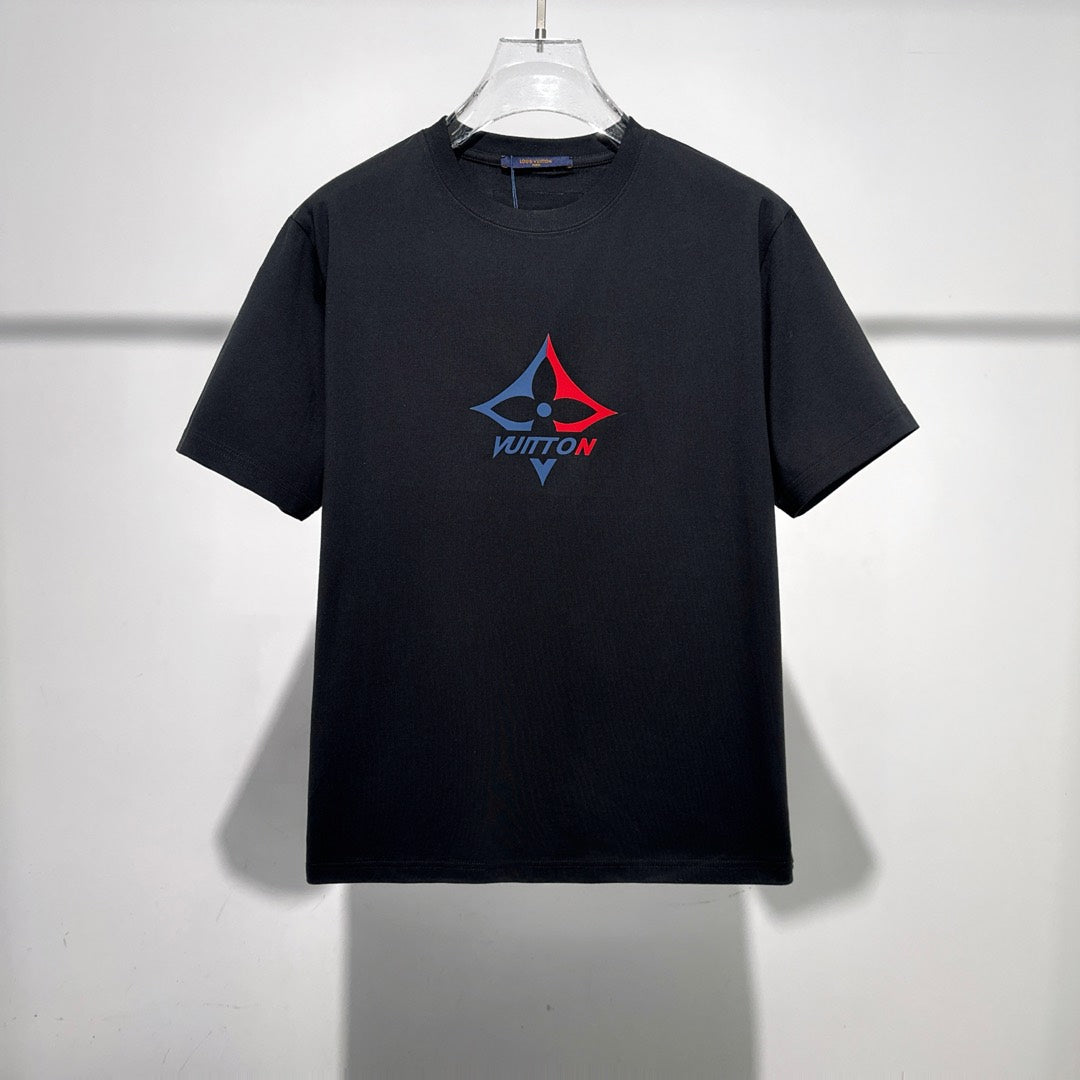 LOUIS VUITTON LV BLACK COTTON T-SHIRT 238909