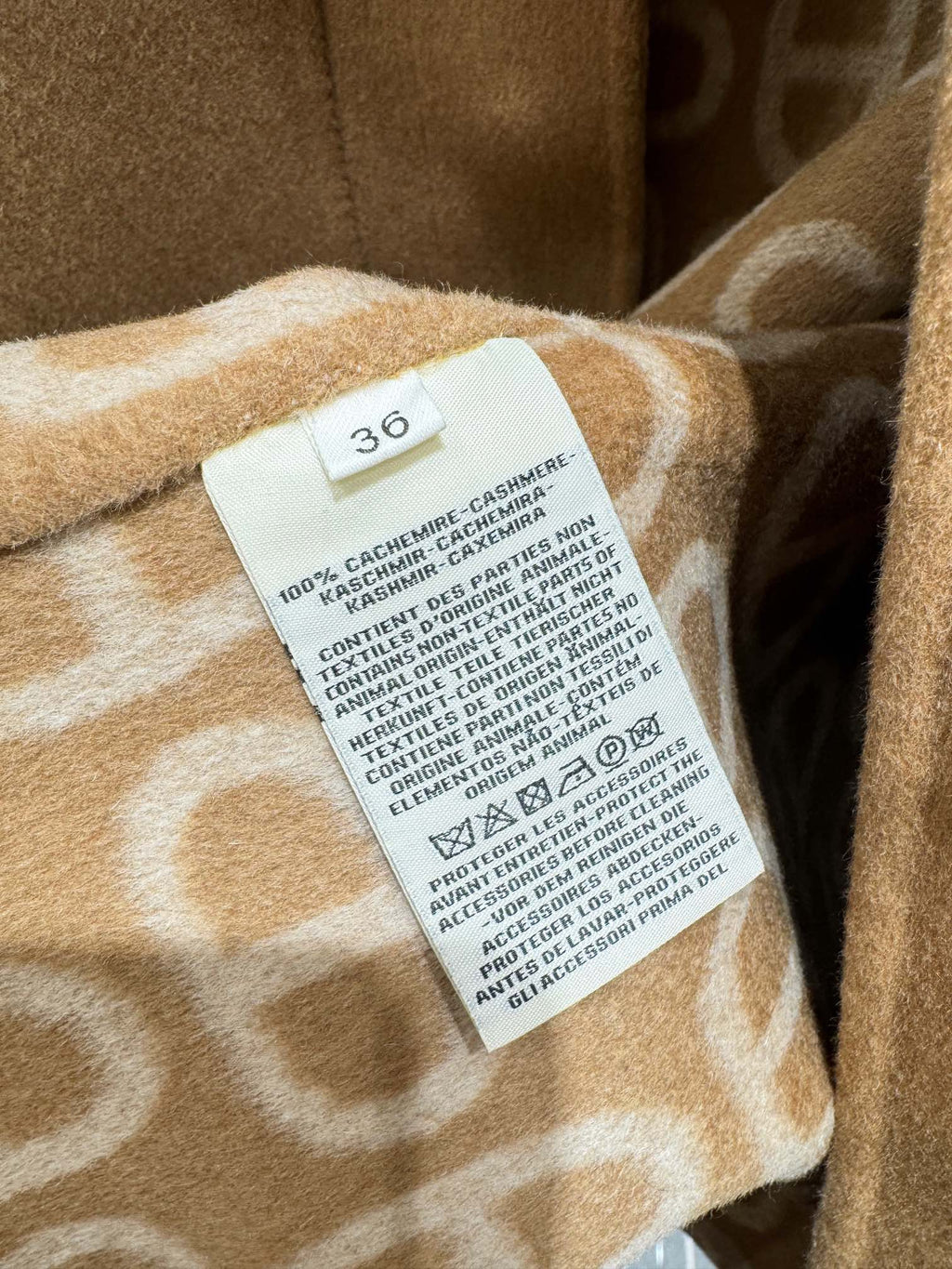 HERMES HERMES 25S LONG CASERE COAT 155