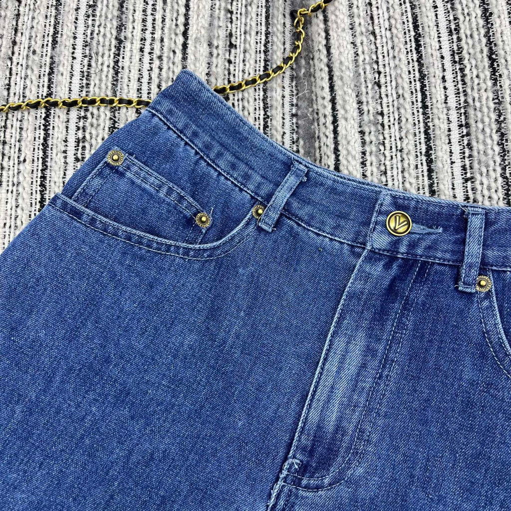CELINE Celine 25C Denim Short 228442