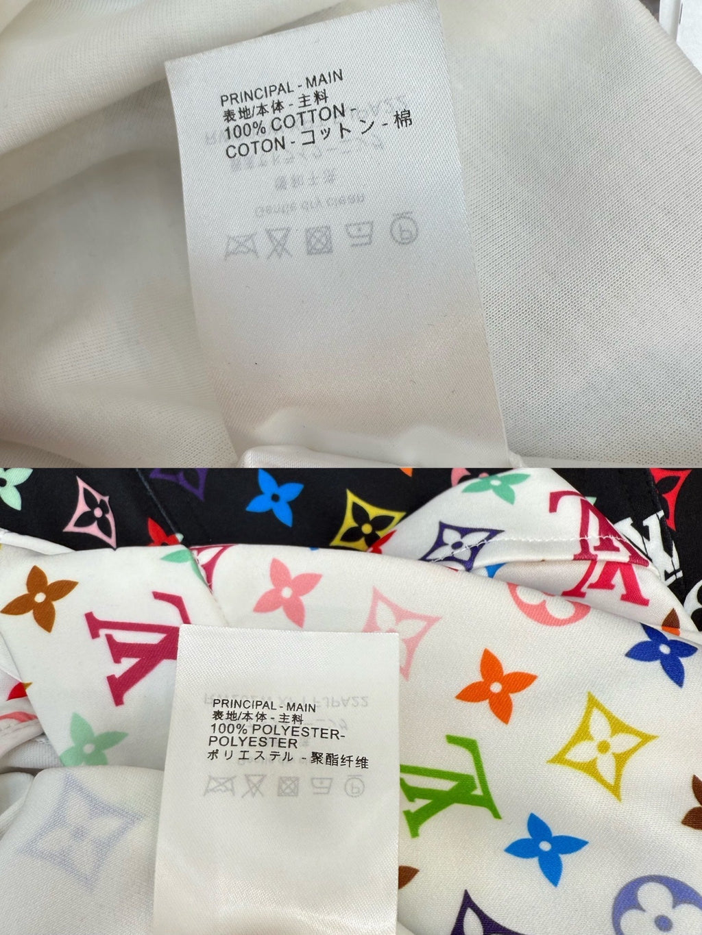 LOUIS VUITTON LV NEW T-SHIRT AND SHORTS SET WITH GOLD HARDWARE DETAILS