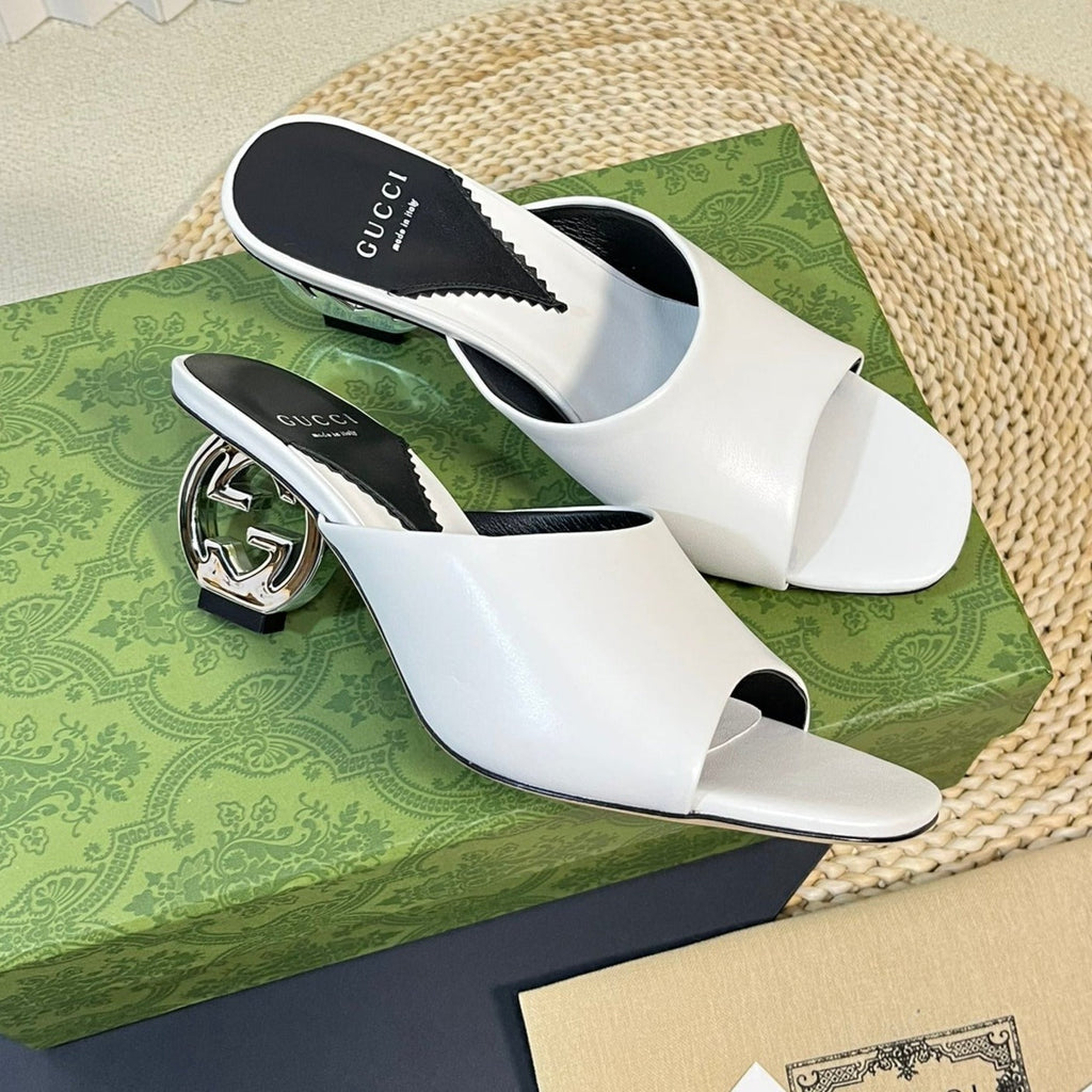 GUCCI Women's Heeled Sandals White
