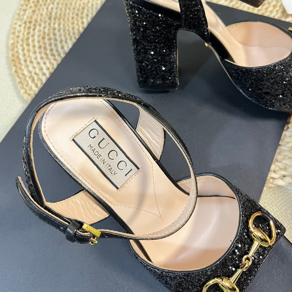 GUCCI Women Sandal High Heels Black