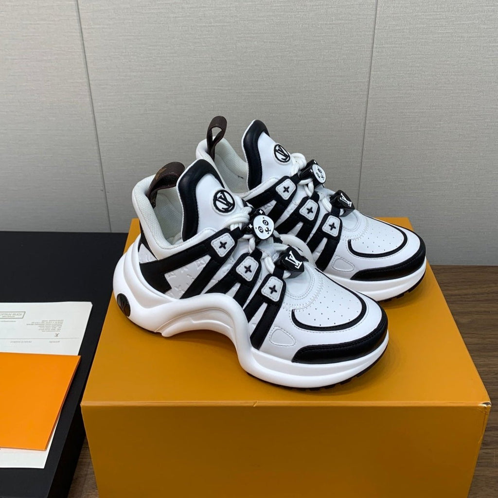 LOUIS VUITTON LV ARCHLIGHT SNEAKER BLACK MIX WHITE
