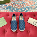 GUCCI ESPADRILLE LOAFER AEGEAN CANVAS