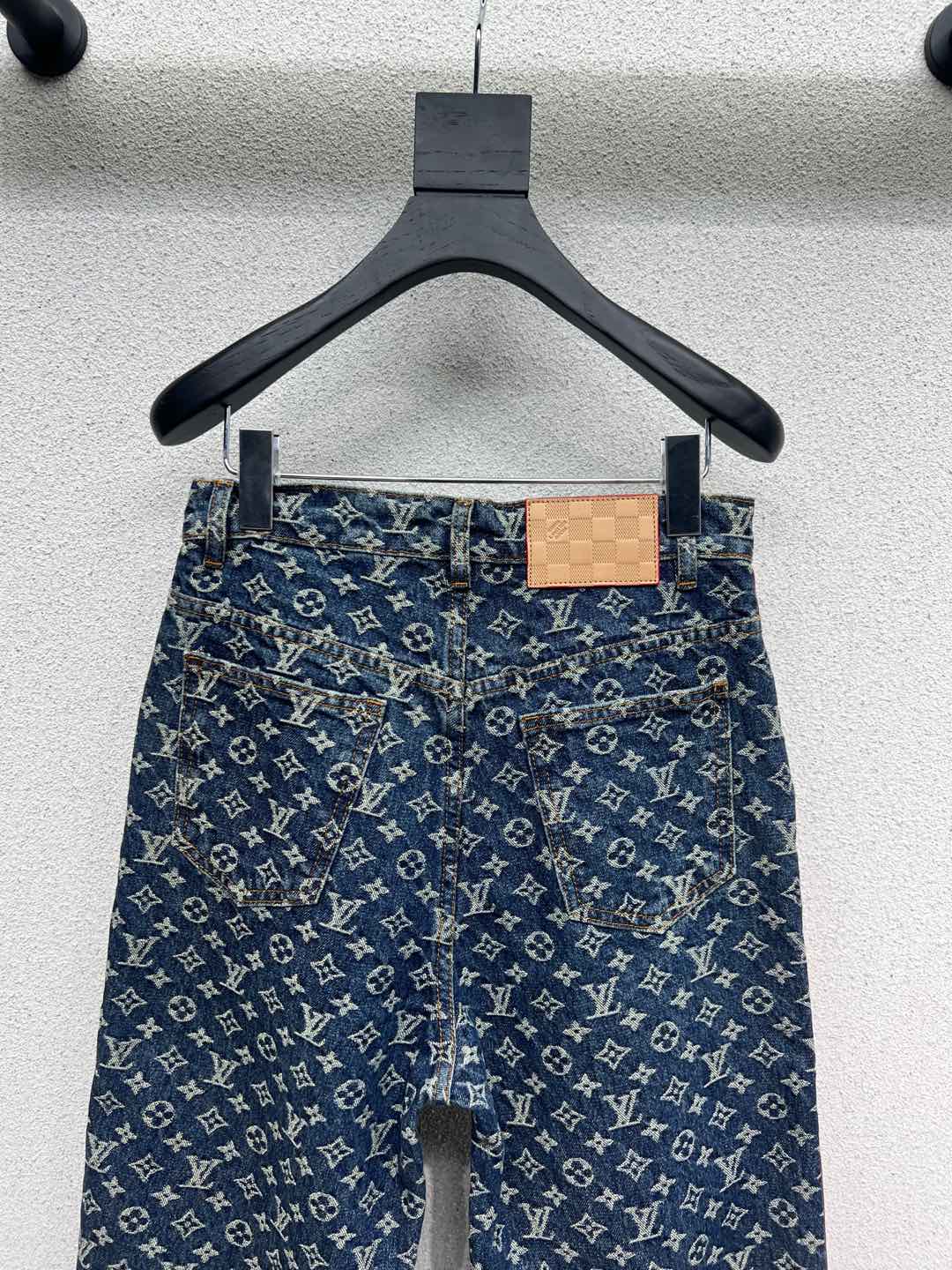 LOUIS VUITTON LV Monogram Denim Tailored Pants