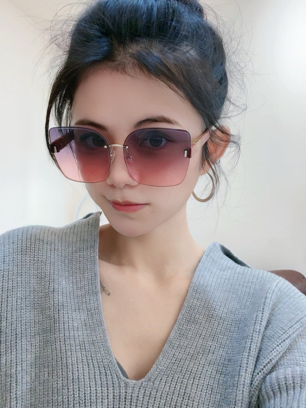 DIOR SIGNATURE SUNGLASS 575718 IN ACETATE
