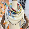 HERMES HERMES 25S SCARF 140 IN SILK 724766