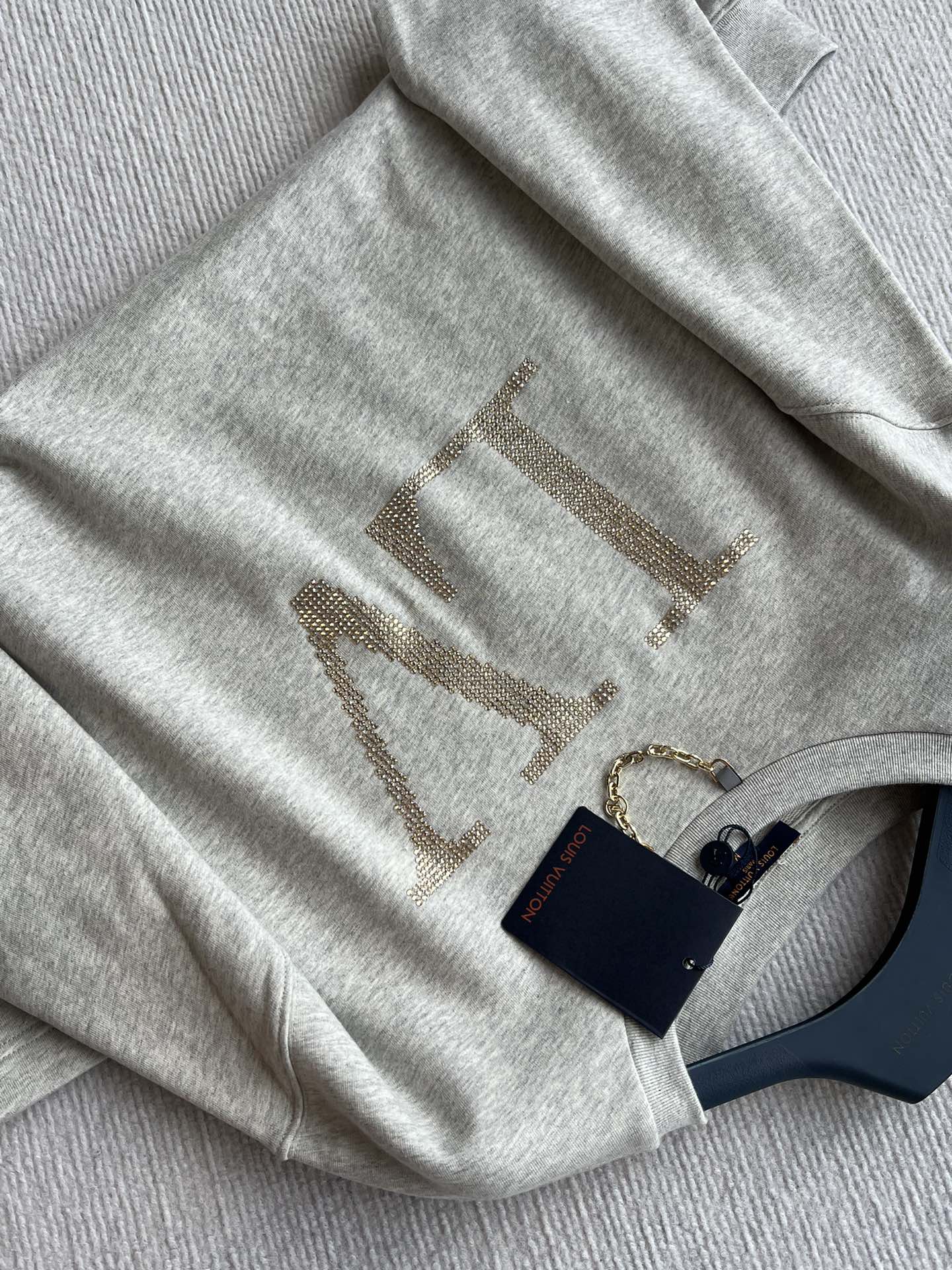 LOUIS VUITTON LOUIS VUITTON LONG DIAMOND SWEATSHIRT 275678
