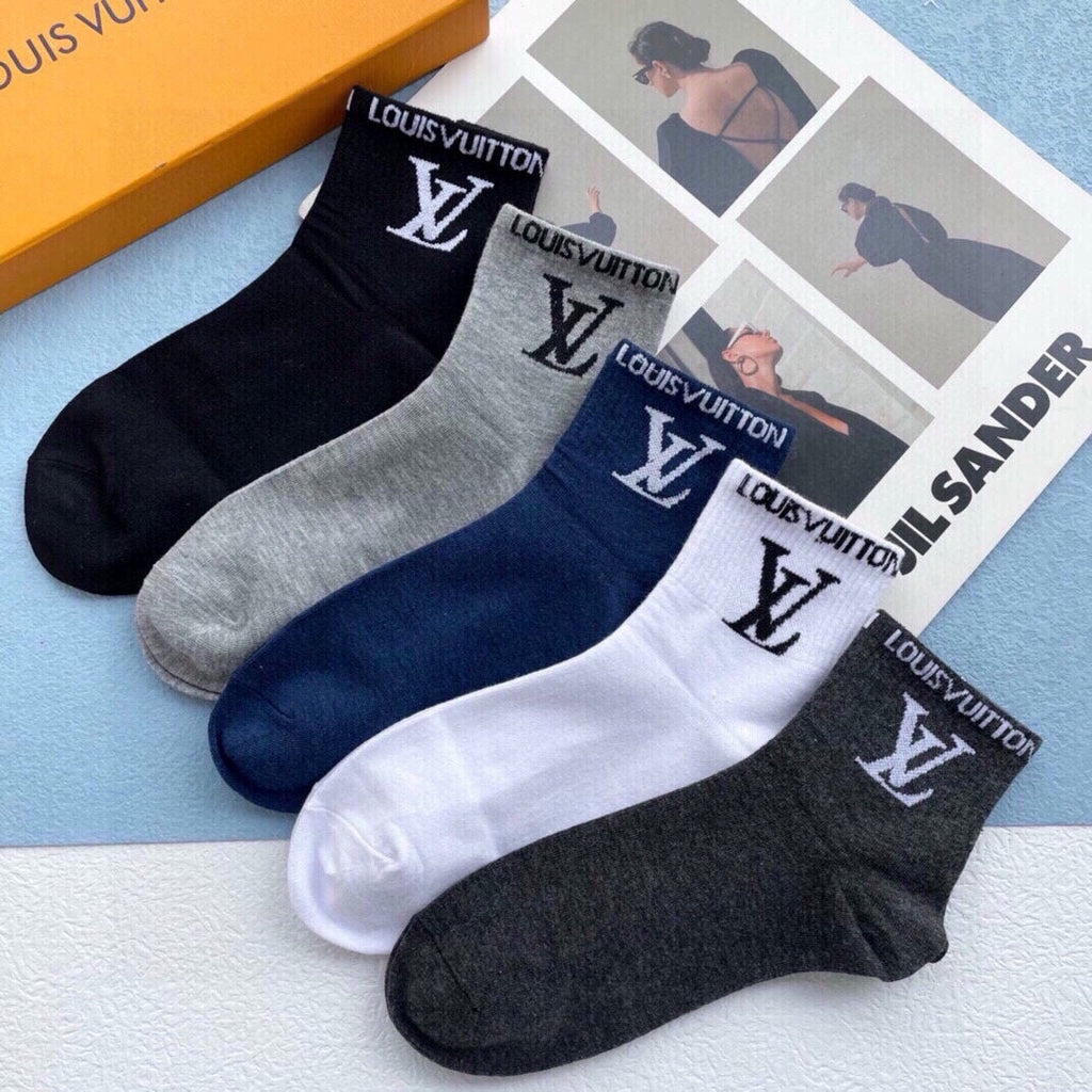 LOUIS VUITTON LOW-CUT SOCKS 423890 (1 BOX)