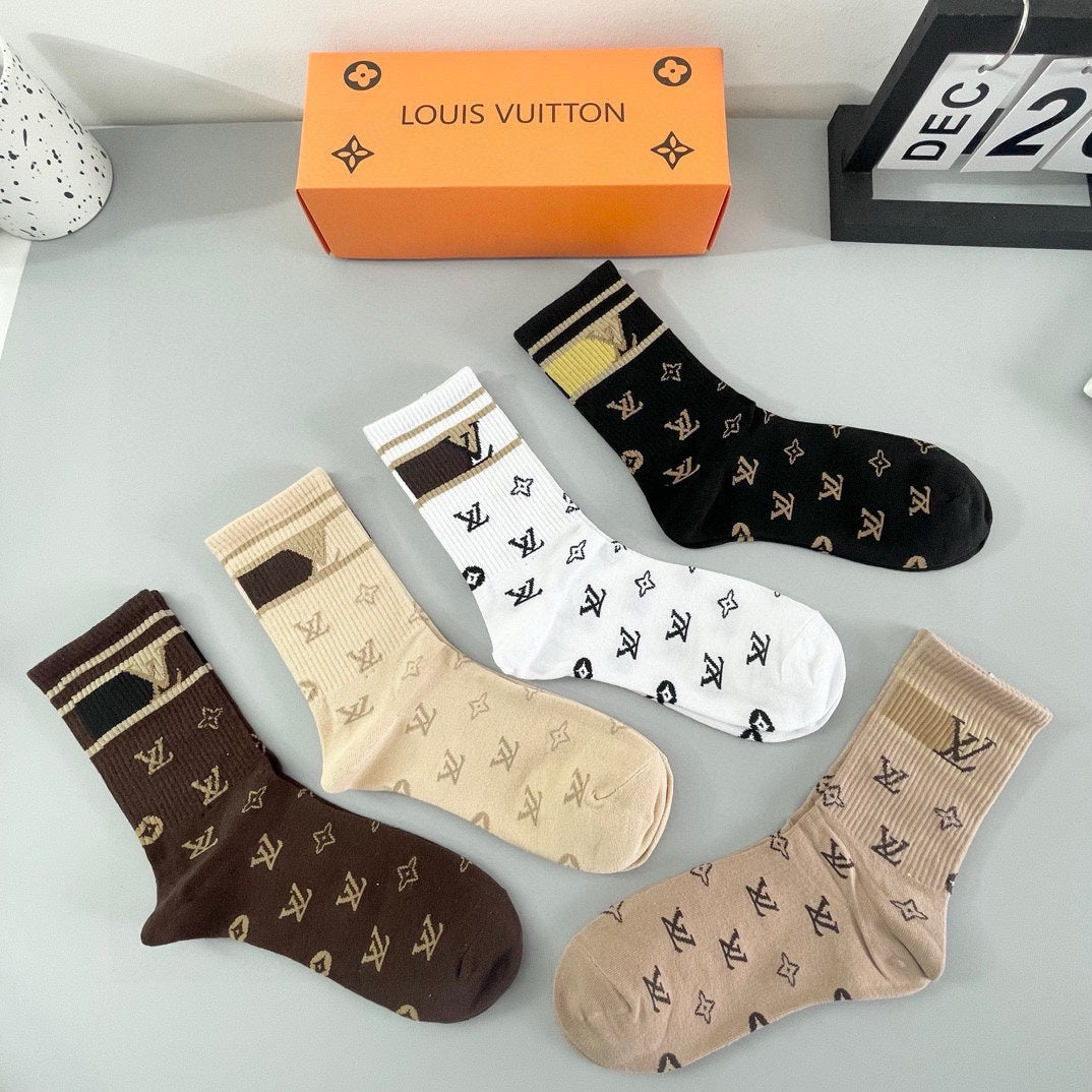 LOUIS VUITTON CREW SOCKS 427548 (1 BOX)