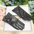 CHANEL GLOVES IN BLACK LAMBSKIN 464978