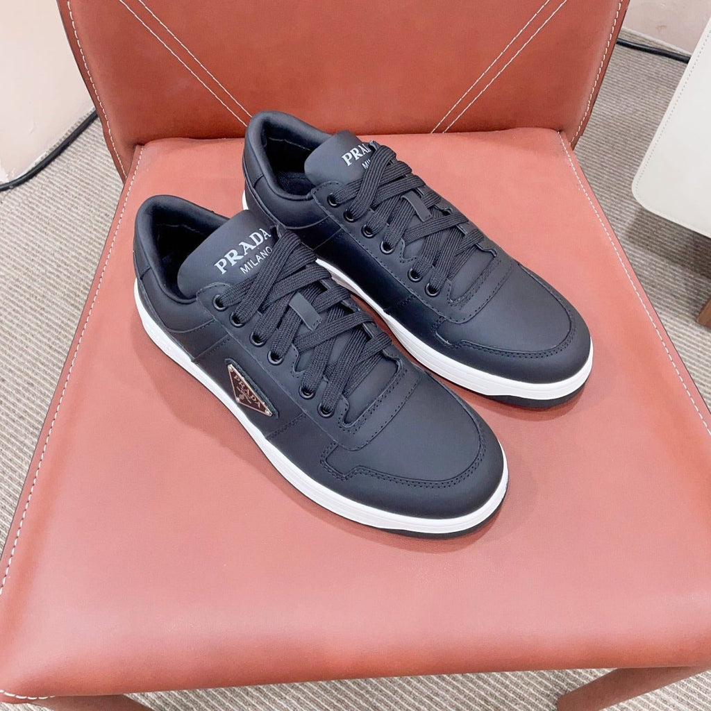 PRADA DOWNTOWN SNEAKERS INDIGO CALFSKIN