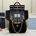 PRADA 25S MINI HOBO BAG 23 IN BLACK VELVET GOLD HARDWRE
