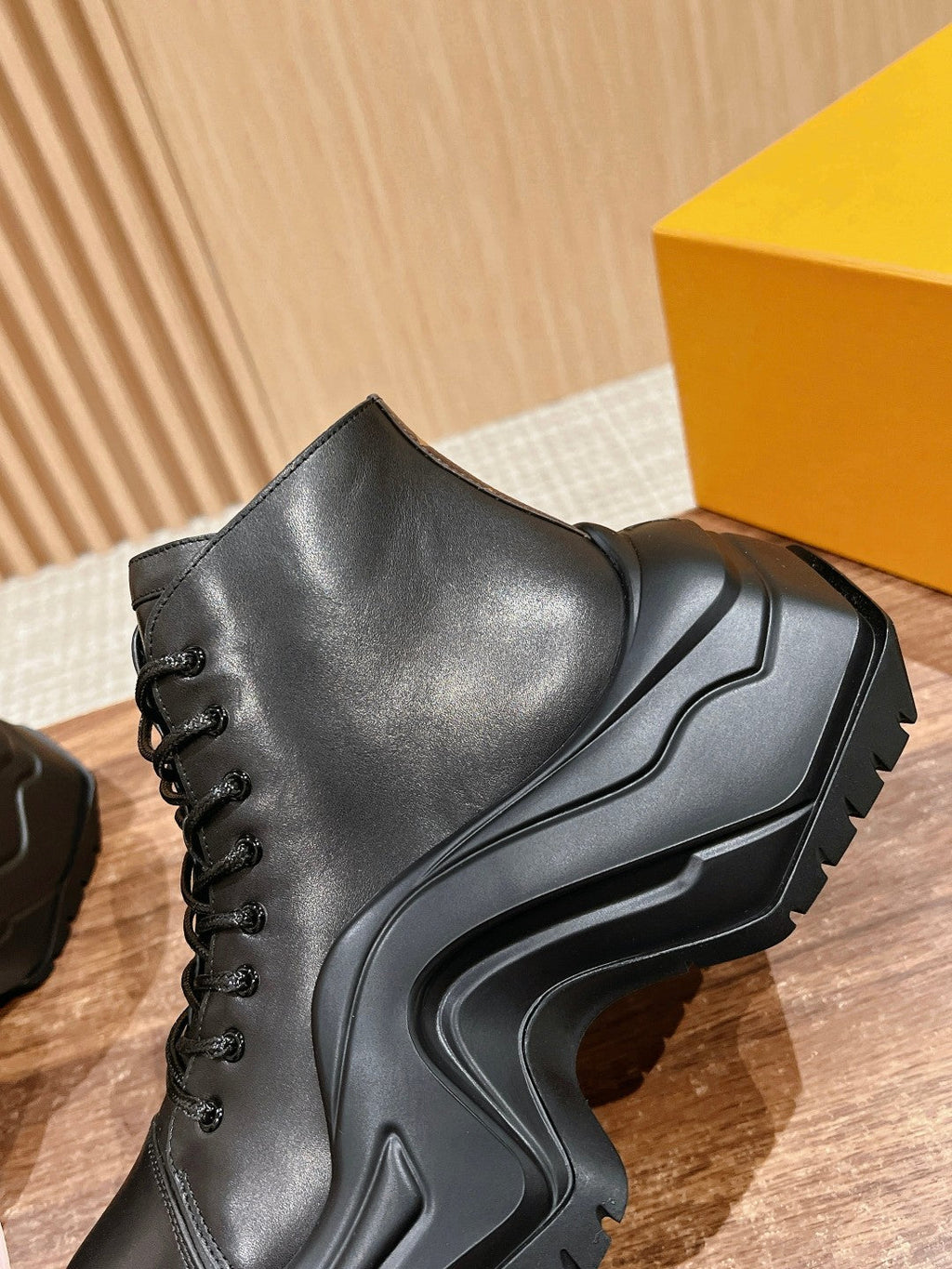 LOUIS VUITTON LV WOMEN CHELSEA BOOT IN BLACK MONOGRAM CALFSKIN