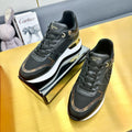 LOUIS VUITTON NEO RUN AWAY SNEAKER IN BLACK CALFSKIN