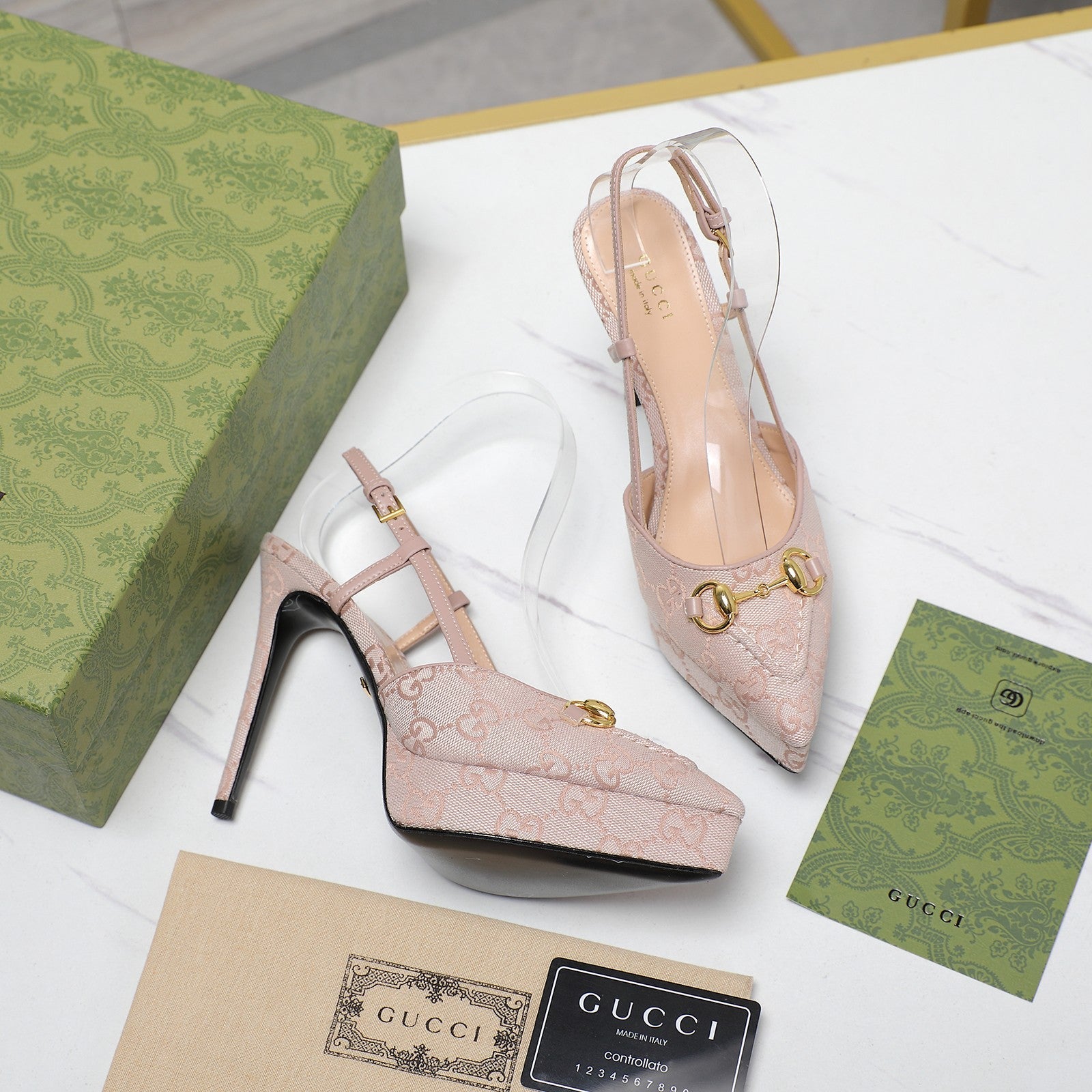 GUCCI Valentino High heels Ivory