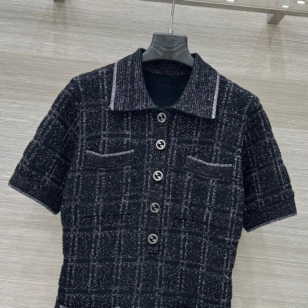 GUCCI Gucci 2025 Dress Black Wool Viscose