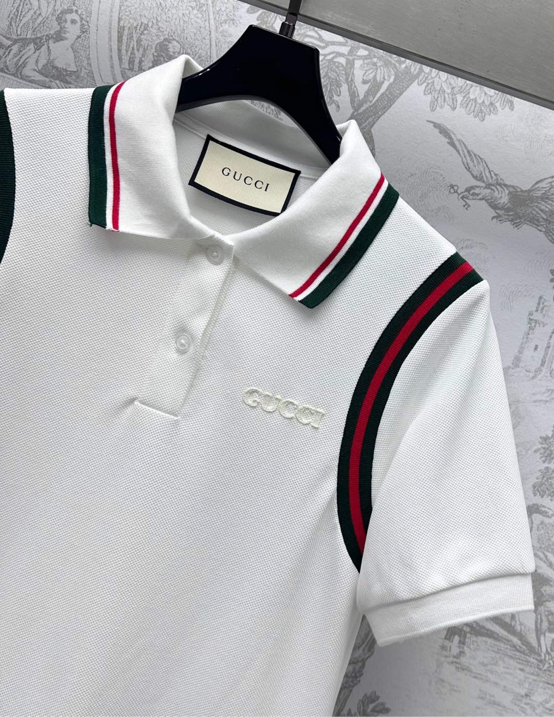 GUCCI 25S PLEATED SHORT-SLEEVE DRESS 264671