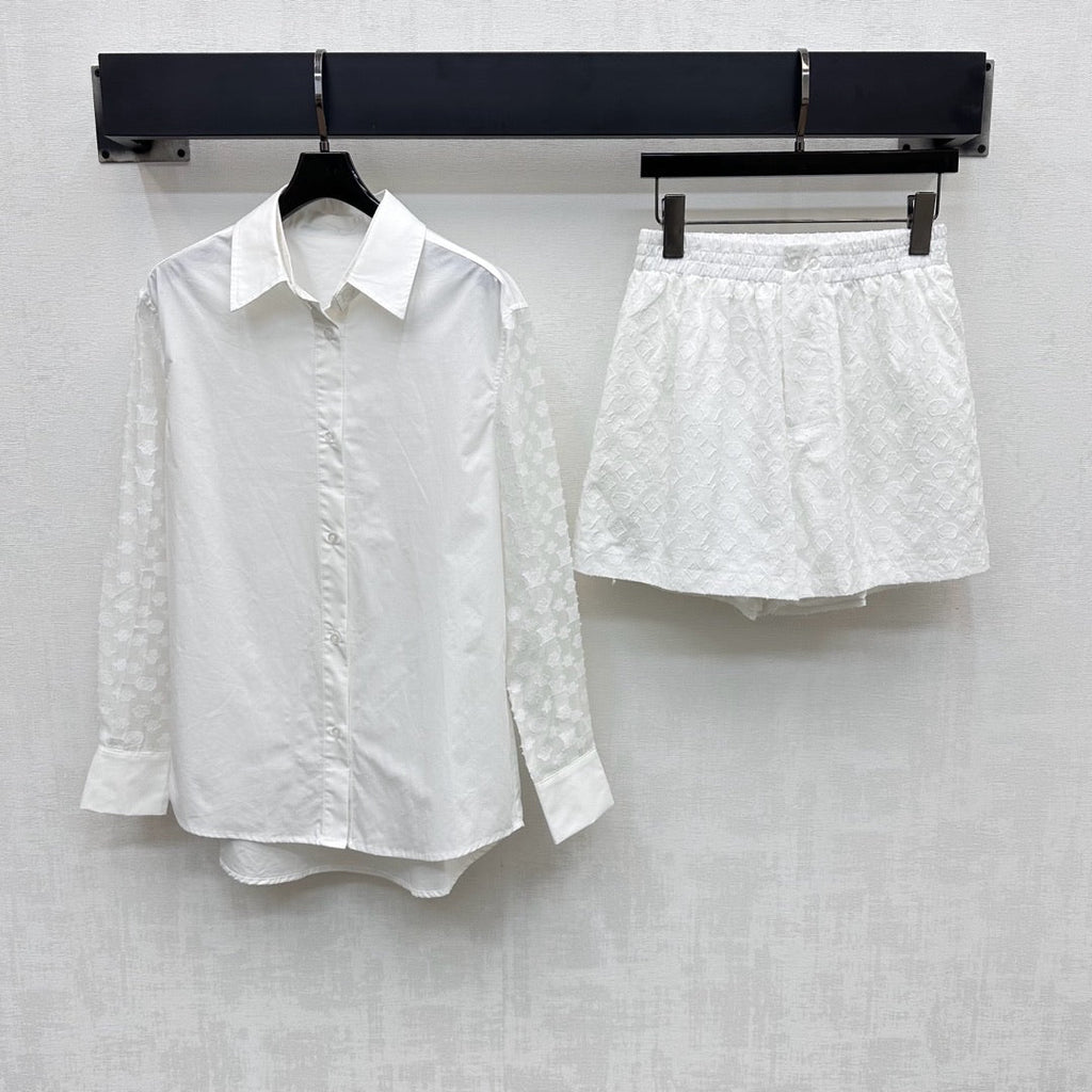 LOUIS VUITTON LV WHITE SHIRT 263749