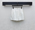 LOUIS VUITTON LV WHITE STRETCH SHORTS 263748